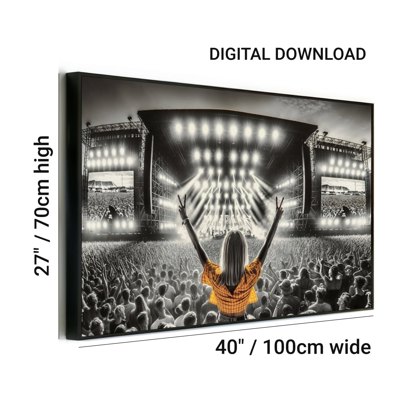 Festival Season | Crowd Unity with Peace Symbol | Yellow Accent | Digital Art | Home Decor | Digital Download | 100 x 70 cm - Arts To GloryFestival Season | Crowd Unity with Peace Symbol | Yellow Accent | Digital Art | Home Decor | Digital Download | 100 x 70 cmYellowArts To GloryFestival Season | Crowd Unity with Peace Symbol | Yellow Accent | Digital Art | Home Decor | Digital Download | 100 x 70 cm - Arts To GloryFestival Season | Crowd Unity with Peace Symbol | Yellow Accent | Digital Art |