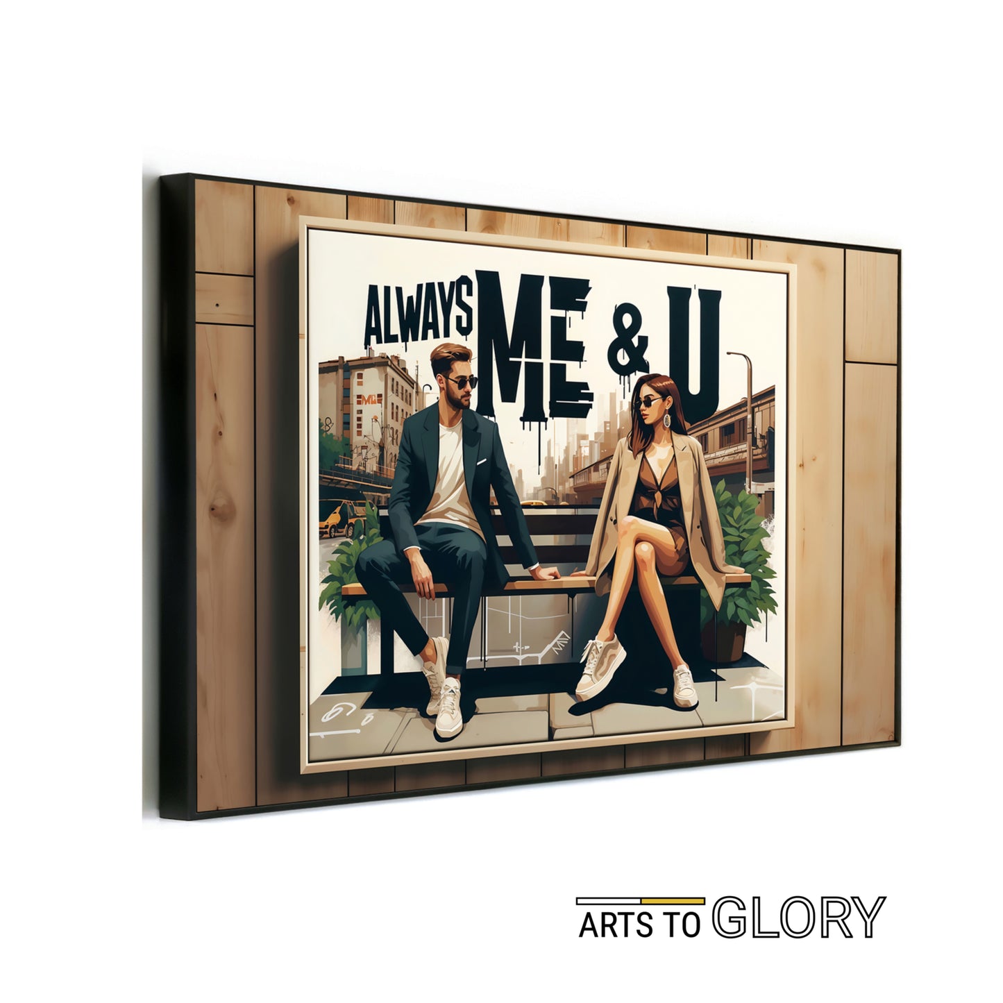 Modern Couple Wall Art | "Always Me & U" City Illustration Print | Urban Love and Style | Home Decor | Digital Download | 100 x 70 cm - Arts To GloryModern Couple Wall Art | "Always Me & U" City Illustration Print | Urban Love and Style | Home Decor | Digital Download | 100 x 70 cmTextual NarrativesArts To GloryModern Couple Wall Art | "Always Me & U" City Illustration Print | Urban Love and Style | Home Decor | Digital Download | 100 x 70 cm - Arts To Glory Modern Couple Wall Art