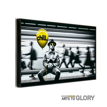 Pause & Chill | Chilled Man Holding Yellow Balloon | Urban Monochrome Art with Bold Yellow Accent | Home Decor | Digital Download | 100 x 70 cm - Arts To GloryPause & Chill | Chilled Man Holding Yellow Balloon | Urban Monochrome Art with Bold Yellow Accent | Home Decor | Digital Download | 100 x 70 cmTextual NarrativesArts To GloryPause & Chill | Chilled Man Holding Yellow Balloon | Urban Monochrome Art with Bold Yellow Accent | Home Decor | Digital Download | 100 x 70 cm - Arts To Glory