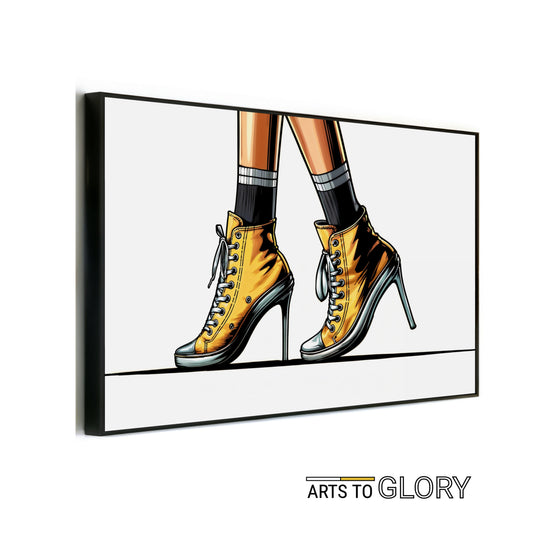 Stylish Heeled Pumps Digital Art | Striking Yellow High - Tops | Fashion Illustration Print | Home Decor | 100 x 70 cm - Arts To GloryStylish Heeled Pumps Digital Art | Striking Yellow High - Tops | Fashion Illustration Print | Home Decor | 100 x 70 cmYellowArts To GloryStylish Heeled Pumps Digital Art | Striking Yellow High - Tops | Fashion Illustration Print | Home Decor | 100 x 70 cm - Arts To GloryStylish Heeled Pumps Digital Art | Striking Yellow High - Tops | Fashion Illustration Print