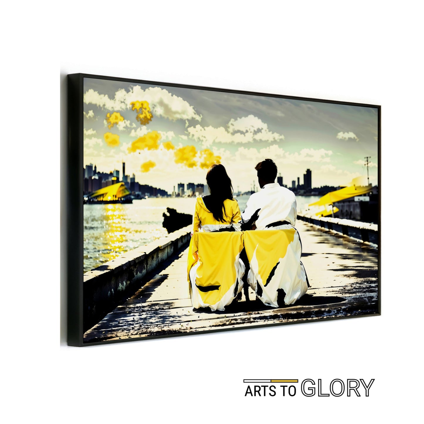 Couple Sitting on Harbour Wall Art | Relaxing by a Dock | Yellow and Black Decor | Home Decor | Digital Download | 100 x 70 cm - Arts To GloryCouple Sitting on Harbour Wall Art | Relaxing by a Dock | Yellow and Black Decor | Home Decor | Digital Download | 100 x 70 cmYellowArts To GloryCouple Sitting on Harbour Wall Art | Relaxing by a Dock | Yellow and Black Decor | Home Decor | Digital Download | 100 x 70 cm - Arts To GloryCouple Sitting on Harbour Wall Art | Relaxing by a Dock | Yellow and Bl