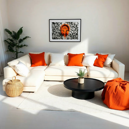Orange Headphones Rough - Arts To GloryOrange Headphones RoughDigital Wall ArtArts To GloryMinimalist styled living room featuring Arts To Glory graffiti - inspired orange headphones artwork.