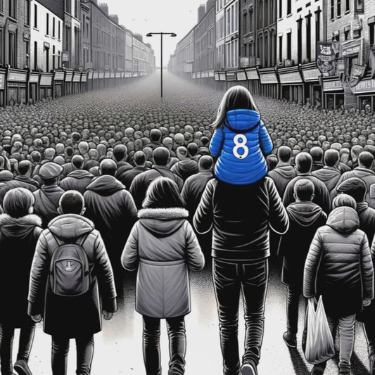 Match Days | Dad and Daughter at Football Game | Family Connection | Bold Royal Blue Accent | Digital Art | Home Decor | Digital Download - Arts To GloryMatch Days | Dad and Daughter at Football Game | Family Connection | Bold Royal Blue Accent | Digital Art | Home Decor | Digital DownloadBlueArts To GloryMatch Days | Dad and Daughter at Football Game | Family Connection | Bold Royal Blue Accent | Digital Art | Home Decor | Digital Download | 100 x 70 cm - Arts To Glory Match Days 