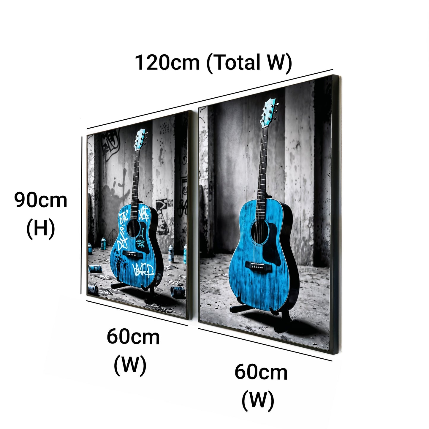 Street Art Guitar Set - Arts To GloryStreet Art Guitar SetDigital Wall ArtArts To GloryDimensions and instant download details of a two - piece digital artwork featuring a blue acoustic guitar and graffiti elements.