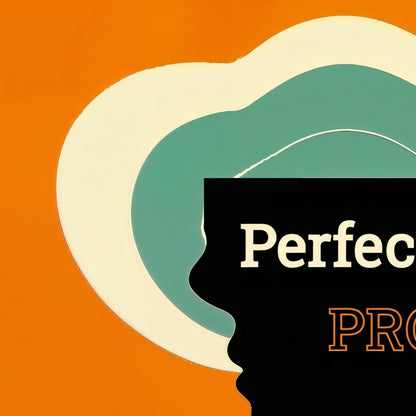 Close-up of the silhouette and “Perfectly Logical... Probably” text, highlighting the crisp contrast in this modern digital download.