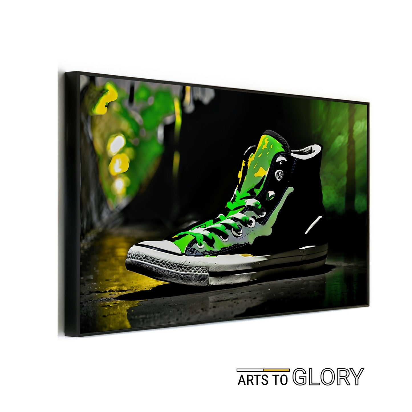 Urban Green High - Top Pump | Vibrant Streetwear Inspired Wall Art | Energetic Green Laces | Dramatic Contrast Footwear Illustration | Digital Download - Arts To GloryUrban Green High - Top Pump | Vibrant Streetwear Inspired Wall Art | Energetic Green Laces | Dramatic Contrast Footwear Illustration | Digital DownloadGreenArts To GloryUrban Green High - Top Pump | Vibrant Streetwear Inspired Wall Art | Energetic Green Laces | Dramatic Contrast Footwear Illustration | Digital Download | Home Decor