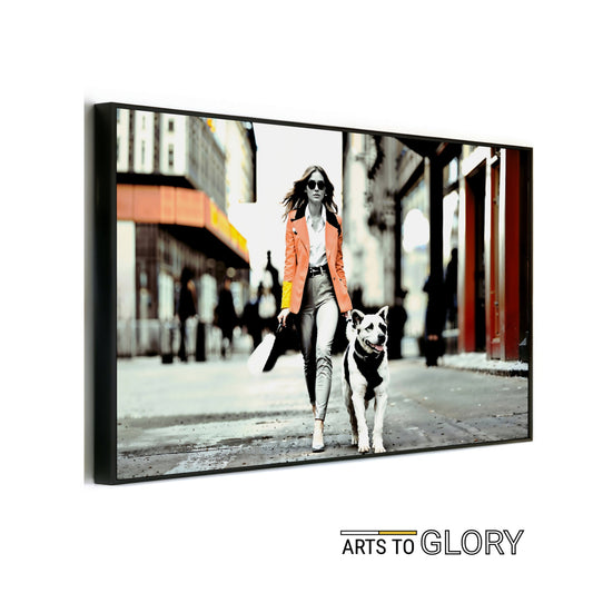 Woman Walking Dogs Through Park | High Contrast Summer Silhouette Wall Art | Orange Accents | Urban - Inspired Modern Digital Art | 100 x 70 cm - Arts To GloryWoman Walking Dogs Through Park | High Contrast Summer Silhouette Wall Art | Orange Accents | Urban - Inspired Modern Digital Art | 100 x 70 cmOrangeArts To GloryWoman Walking Dogs Through Park | High Contrast Summer Silhouette Wall Art | Orange Accents | Urban - Inspired Modern Digital Art | 100 x 70 cm - Arts To GloryWoman Walking Dogs T